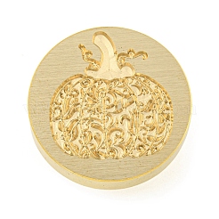 Testine per timbri in ottone con sigillo di cera della serie Halloween&nbsp;AJEW-M039-01R