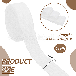 9m de ruban coton et lin&nbsp;OCOR-WH0070-308A