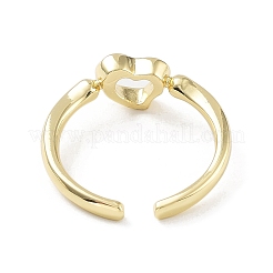 Offene Manschettenringe aus Messing für Damen&nbsp;LS-RJEW-A028-02G