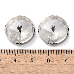 Flacher runder Strass zum Aufnähen&nbsp;RGLA-L028-07F-01