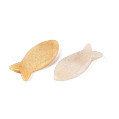 Pendentifs de jade topaze naturelle&nbsp;G-G275-01B