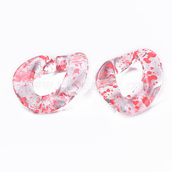 Transparentem Acryl Verknüpfung Ringe&nbsp;OACR-N009-014A-02
