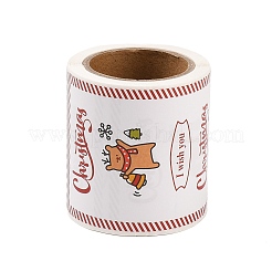 50 x quadratische Weihnachtsaufkleber mit dem Wort „Frohe Weihnachten“.&nbsp;DIY-M070-03C