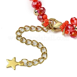 Bracciali con perline di vetro da donna&nbsp;BJEW-MZ00143