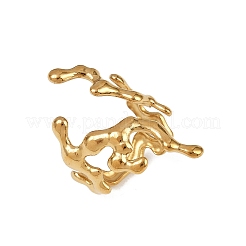 Offene Manschettenringe aus Edelstahl 304 für Damen&nbsp;RJEW-H255-01G-08