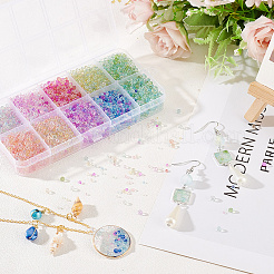 130 g transparente Glasperle in zwei Farben&nbsp;GLAA-OC0001-42