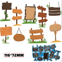 Kohlenstoffstahl Schneidwerkzeuge Schablonen&nbsp;DIY-G029-11MP