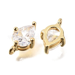Pendentifs avec zircon cubiques à micro-pavés en laiton&nbsp;KK-C255-15A-01