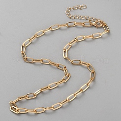 3 ensemble de colliers empilables en chaîne en laiton de 3 styles&nbsp;NJEW-WH20004-07G
