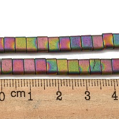 Chapelets de perles en hématite synthétique électrolytique sans magnétiques&nbsp;G-C106-B01-10B