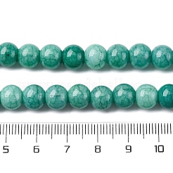 Colliers de perles de verre teintées à effet ombré&nbsp;X-GLAA-T031-01O-09