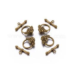 Chiusure toggle di sitle tibetano&nbsp;GLF0026Y-NF