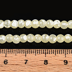 Chapelet de perles en verre baking paint&nbsp;DGLA-N015-4mm-08