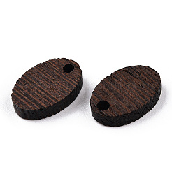 Anhänger aus natürlichem Wengeholz&nbsp;WOOD-T023-85B-01