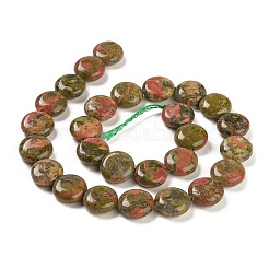 Natur Unakit Perlen Stränge&nbsp;G-M403-C14