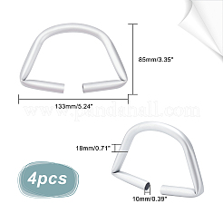 Manico della borsa in lega di alluminio a forma di D&nbsp;FIND-CA0003-54