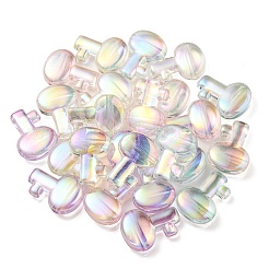 Placcatura uv perline acriliche trasparenti iridescenti arcobaleno&nbsp;OACR-C007-05E