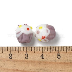 Perline irregolari fatte a mano in lampwork&nbsp;LAMP-M022-01B