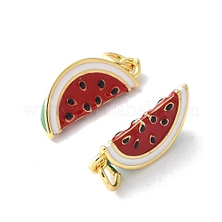 Pendentifs d'émail en laiton &nbsp;X-KK-A252-38G-05