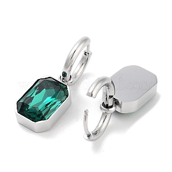 Boucle d'oreille créole en acier inoxydable 304&nbsp;EJEW-C017-06P-01