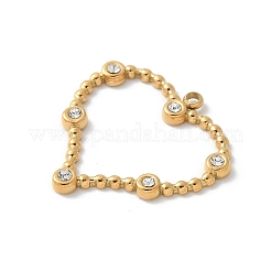 Pendentifs en strass en acier inoxydable 304&nbsp;STAS-Z122-54G-01