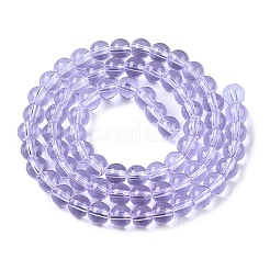 Fili di perline do vetro trasparente&nbsp;GLAA-T032-T6mm-01