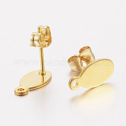Ohrstecker-Beschläge aus Edelstahl 304&nbsp;STAS-F162-47G