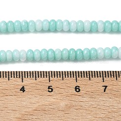 Colliers de perles de verre teintées à effet ombré&nbsp;GLAA-C043-01J