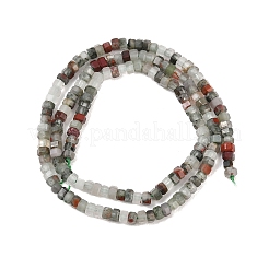 Natürliche afrikanische Heliotrop Perlen Stränge&nbsp;G-G345-C09-2x4mm
