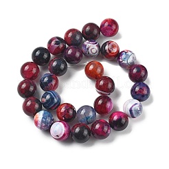 Natur Multi-Color-Achat Perlen Stränge&nbsp;G-A261-B10-14mm