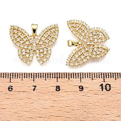 Colgante micropavé cubic zirconia de latón&nbsp;KK-T070-33G