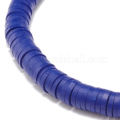 Bracciali elasticizzati con perline di argilla polimerica fatti a mano&nbsp;BJEW-JB07781