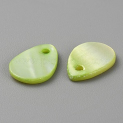 Pendenti tinti in conchiglia d'acqua dolce&nbsp;LS-FIND-WH0421-06B