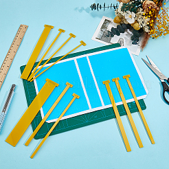 10 Stück 10 Arten Acryl-Buchbinderlineale&nbsp;DIY-BC0016-53E