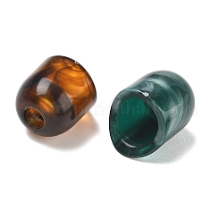 Perles européennes en acrylique irrégulières&nbsp;AC-CBA00C1-03