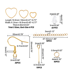 Kit para hacer aretes de corazón&nbsp;DIY-UN0003-03