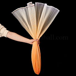 1 m plissierter Polyesterbesatz in Farbverlaufsfarbe&nbsp;DIY-WH0308-617
