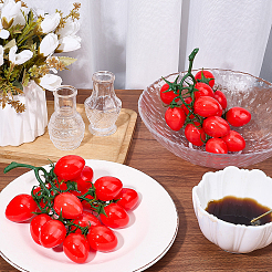 2 Stück Kunststoff-Imitat-Kirschtomate&nbsp;AJEW-SP0004-32