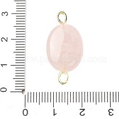 Natürlichen Rosenquarz Verbinder&nbsp;G-T146-02G-01