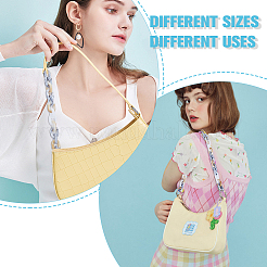 120 anneau de liaison en acrylique de style imitation pierre précieuse&nbsp;OACR-FH0001-041