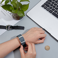 Bracelets de montres en nylon&nbsp;AJEW-WH0596-226L