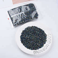 Perline di tromba di vetro in colori metallici&nbsp;SEED-N005-001-D02