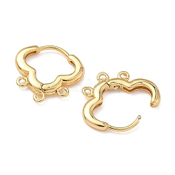 Componenti per orecchini a cerchio in ottone Shegrace&nbsp;XGR0156G-93G