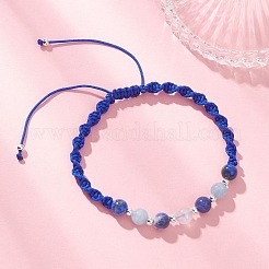 Bracelets tressés en perles rondes pour femmes&nbsp;BJEW-JB12917-06