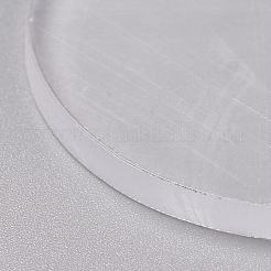 Transparente leere Acrylanhänger&nbsp;TACR-WH0002-09A