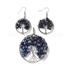 Set di gioielli in ottone&nbsp;SJEW-K072-20