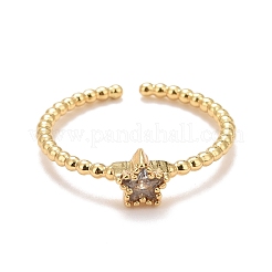 Anelli gemelli zirconi&nbsp;RJEW-E060-01G-02