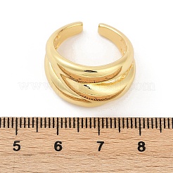 Offene Manschettenringe aus Messing&nbsp;RJEW-G343-18G