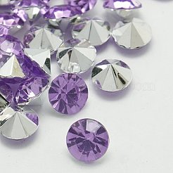 Cabochons de dos pointus de strass d'imitation acrylique de Taiwan&nbsp;GACR-A003-12mm-M