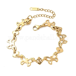 Bracelets à maillons en acier inoxydable 304 pour femmes&nbsp;BJEW-G788-01G
